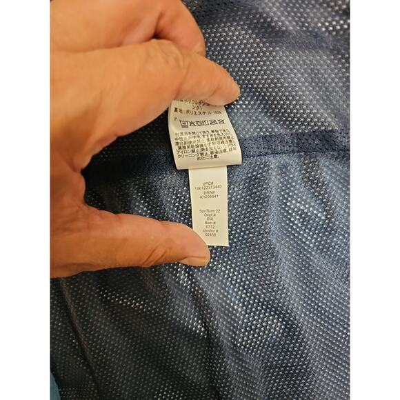 Eddie Bauer Weatheredge Rain Teal Jacket Women’s Sz Small Packable Hood - Picture 4 of 7